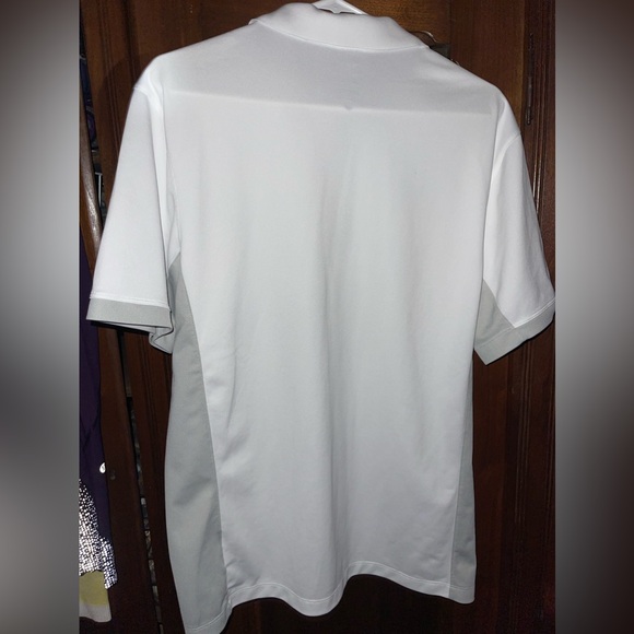 Nike Dri-Fit University of Kentucky Wildcats Polo Shirt - Size M - White/Gray - Picture 2 of 3